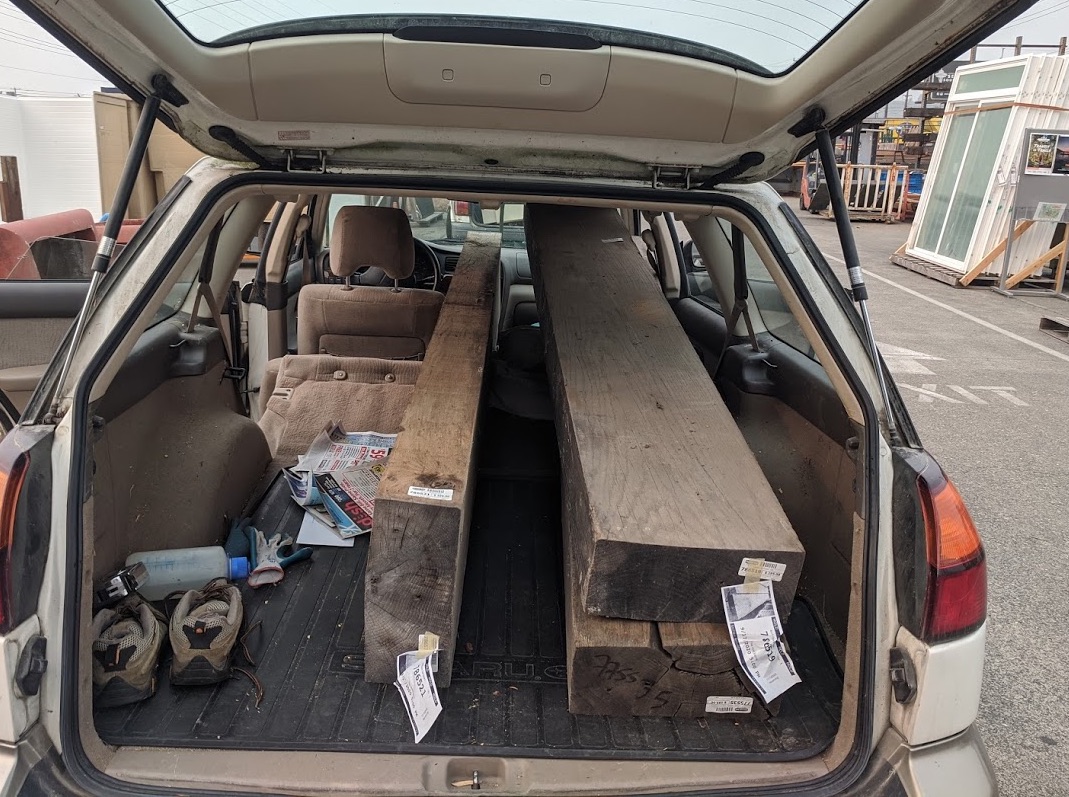 Oak Beams in Subaru